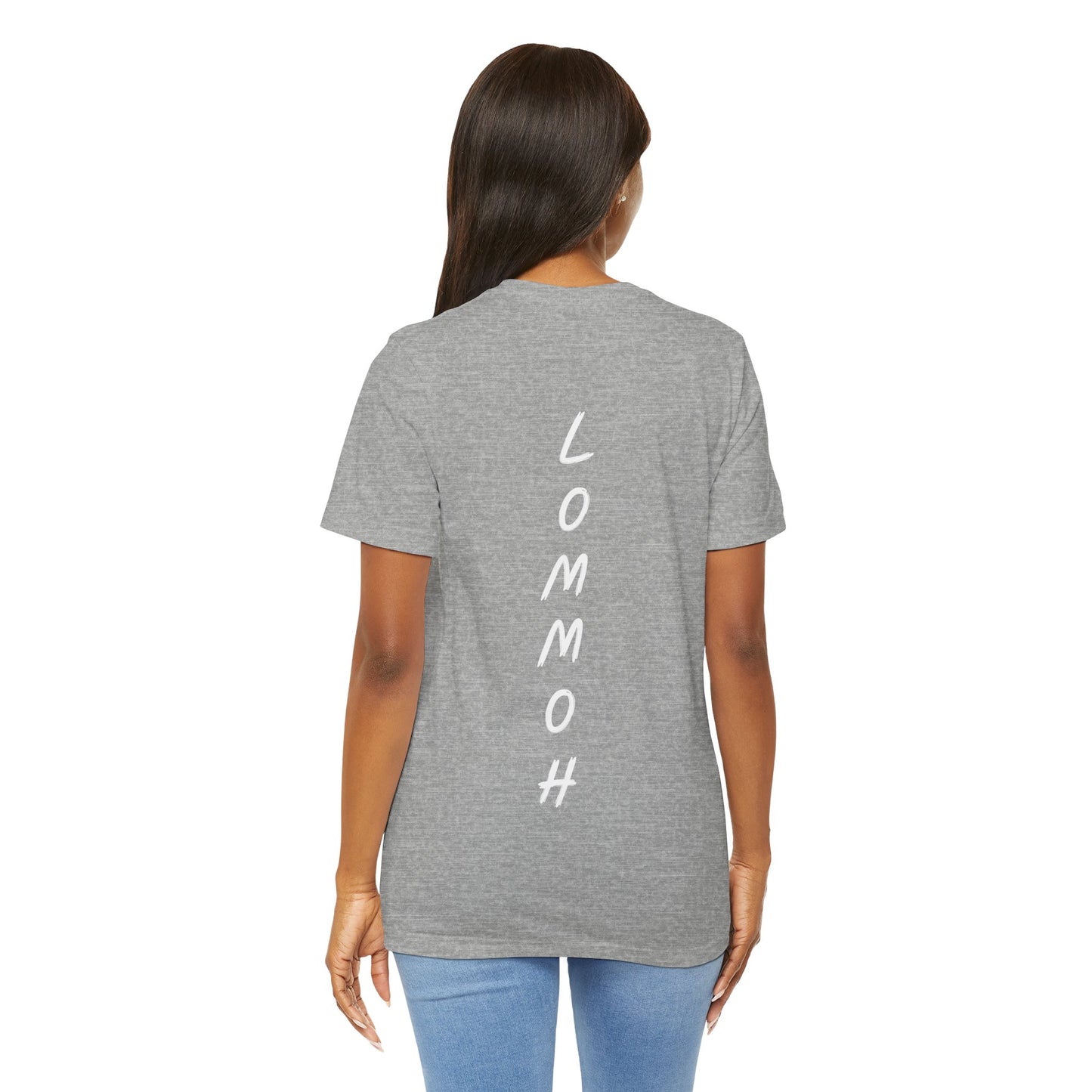 The Lightweight Spine Tee (White Print)